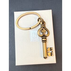 James Avery Bronze Skeleton Key Keyring Pendant Retired Heart Cross Fish